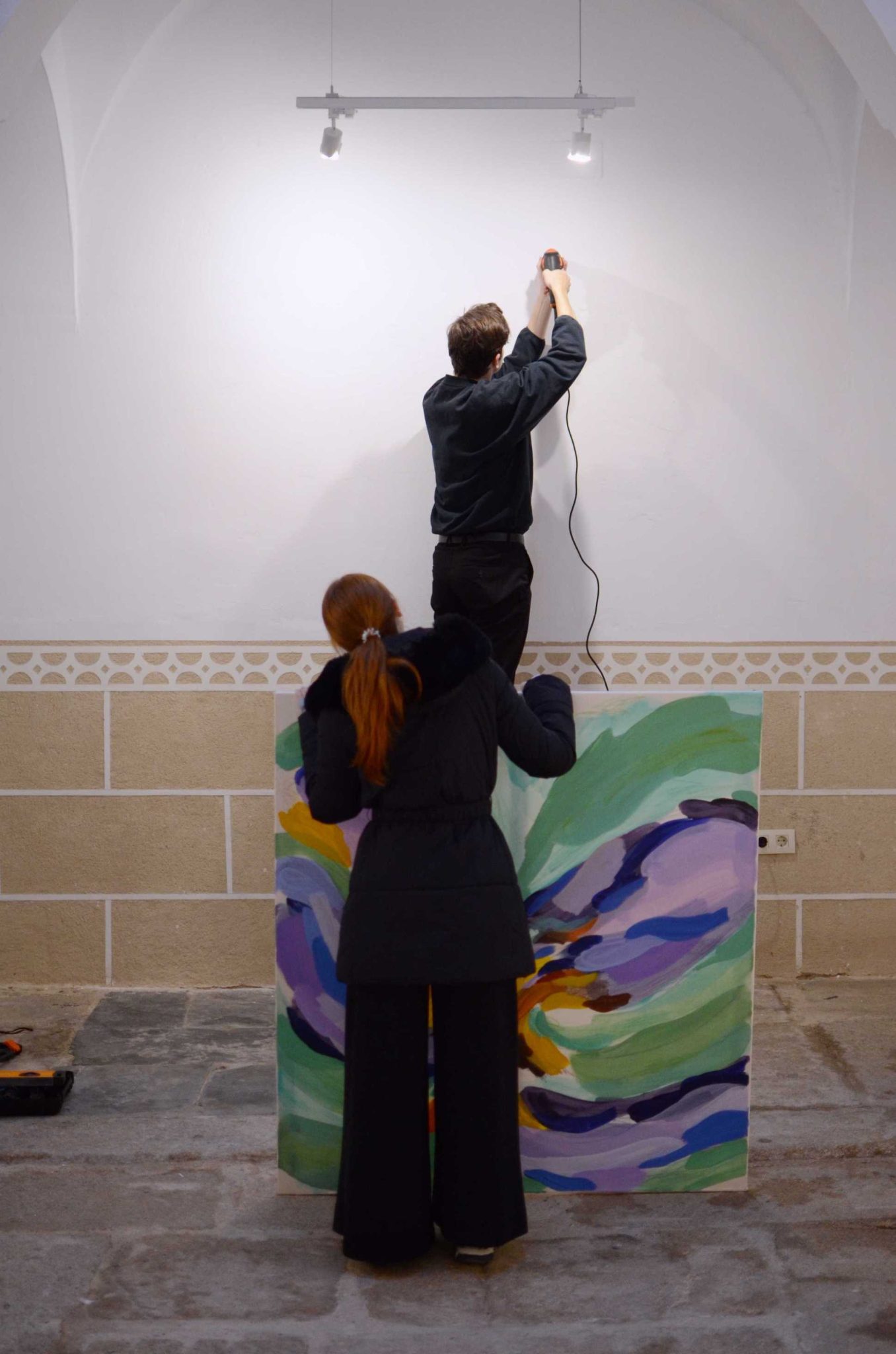 Lidia Martín Pinzolas, Un caos multicolor. O un bosque, montaje